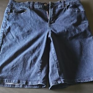 Universal Standard Dark Blue Jean Shorts